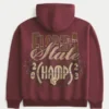 Boxy Florida State University Seminoles Grafik Kapüşonlu Sweatshirt