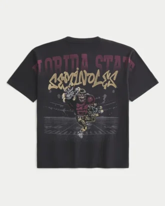 Boxy Florida State University Seminoles Grafikli Tişört