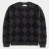 Boxy Fuzzy Crew Sweater