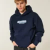 Boxy Glacier Montana Grafik Kapüşonlu Sweatshirt Boxy Glacier Montana Grafik Kapüşonlu Sweatshirt