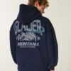 Boxy Glacier Montana Grafik Kapüşonlu Sweatshirt Boxy Glacier Montana Grafik Kapüşonlu Sweatshirt