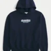 Boxy Glacier Montana Grafik Kapüşonlu Sweatshirt Boxy Glacier Montana Grafik Kapüşonlu Sweatshirt