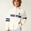 Boxy Half-Zip Arjantin Grafikli Sweatshirt Boxy Half-Zip Arjantin Grafikli Sweatshirt