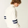 Boxy Half-Zip Arjantin Grafikli Sweatshirt Boxy Half-Zip Arjantin Grafikli Sweatshirt