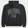 Boxy Hollywood Grafik Fermuarlı Kapüşonlu Sweatshirt Boxy Hollywood Grafik Fermuarlı Kapüşonlu Sweatshirt