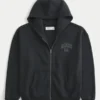 Boxy Hollywood Grafik Fermuarlı Kapüşonlu Sweatshirt Boxy Hollywood Grafik Fermuarlı Kapüşonlu Sweatshirt