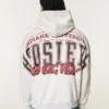 Boxy Indiana Üniversitesi Hoosiers Grafik Kapüşonlu Sweatshirt Boxy Indiana Üniversitesi Hoosiers Grafik Kapüşonlu Sweatshirt