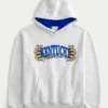 Boxy Kentucky Üniversitesi Wildcats Grafik Kapüşonlu Sweatshirt