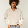 Boxy Logo Çeyrek Fermuarlı Sweatshirt Boxy Logo Çeyrek Fermuarlı Sweatshirt