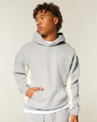 Boxy Logo Kapüşonlu Sweatshirt Boxy Logo Kapüşonlu Sweatshirt
