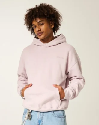 Boxy Logo Kapüşonlu Sweatshirt