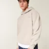 Boxy Logo Kapüşonlu Sweatshirt Boxy Logo Kapüşonlu Sweatshirt