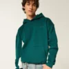 Boxy Logo Kapüşonlu Sweatshirt Boxy Logo Kapüşonlu Sweatshirt