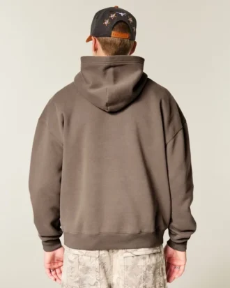 Boxy Logo Kapüşonlu Sweatshirt Boxy Logo Kapüşonlu Sweatshirt