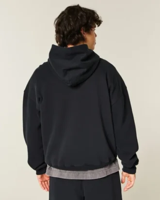 Boxy Logo Kapüşonlu Sweatshirt