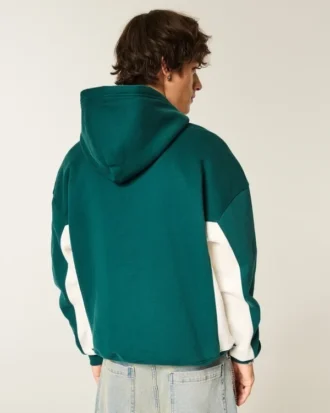 Boxy Logo Kapüşonlu Sweatshirt