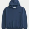 Boxy Logo Kapüşonlu Sweatshirt Boxy Logo Kapüşonlu Sweatshirt