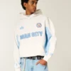 Boxy Manchester City F.C. Grafik Kapüşonlu Sweatshirt Boxy Manchester City F.C. Grafik Kapüşonlu Sweatshirt
