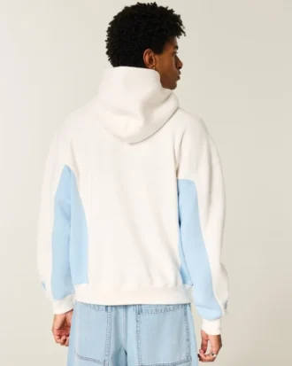 Boxy Manchester City F.C. Grafik Kapüşonlu Sweatshirt