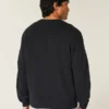 Boxy Motor City Auto Repairs Grafikli Crew Sweater Boxy Motor City Auto Repairs Grafikli Crew Sweater