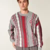 Boxy Ohio State Üniversitesi Buckeyes Grafikli Crew Sweater