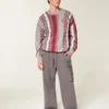 Boxy Ohio State Üniversitesi Buckeyes Grafikli Crew Sweater