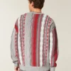 Boxy Ohio State Üniversitesi Buckeyes Grafikli Crew Sweater