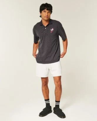 Boxy Ohio State Üniversitesi Buckeyes Grafikli Polo