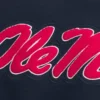 Boxy Ole Miss Grafikli Crew Sweatshirt