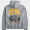 Boxy Oracle Red Bull Racing Grafik Fermuarlı Kapüşonlu Sweatshirt Boxy Oracle Red Bull Racing Grafik Fermuarlı Kapüşonlu Sweatshirt