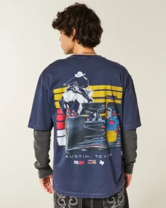 Boxy Oracle Red Bull Racing Grafikli Tişört