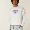 Boxy Paris Saint-Germain Grafikli Crew Sweatshirt Boxy Paris Saint-Germain Grafikli Crew Sweatshirt