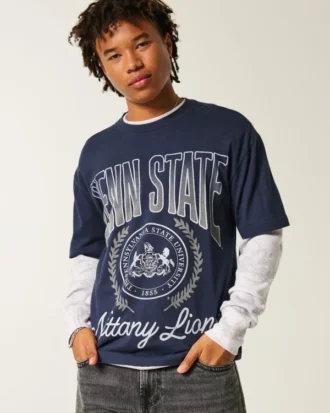 Boxy Penn State Nittany Lions Grafik Tişört