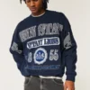 Boxy Penn State Nittany Lions Grafikli Crew Sweatshirt