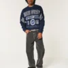 Boxy Penn State Nittany Lions Grafikli Crew Sweatshirt