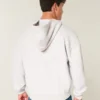 Boxy Providence Rhode Island Grafik Fermuarlı Kapüşonlu Sweatshirt