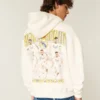 Boxy Real Madrid CF Grafik Kapüşonlu Sweatshirt Boxy Real Madrid CF Grafik Kapüşonlu Sweatshirt