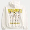 Boxy Real Madrid CF Grafik Kapüşonlu Sweatshirt Boxy Real Madrid CF Grafik Kapüşonlu Sweatshirt