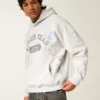 Boxy Senior Year 2026 Grafik Kapüşonlu Sweatshirt