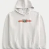 Boxy Shelby Cobra Grafik Kapüşonlu Sweatshirt Boxy Shelby Cobra Grafik Kapüşonlu Sweatshirt