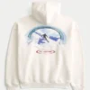 Boxy St. Anton Kayak Grafik Kapüşonlu Sweatshirt Boxy St. Anton Kayak Grafik Kapüşonlu Sweatshirt