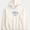 Boxy St. Anton Kayak Grafik Kapüşonlu Sweatshirt Boxy St. Anton Kayak Grafik Kapüşonlu Sweatshirt