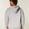 Boxy Star Flame Grafik Fermuarlı Kapüşonlu Sweatshirt Boxy Star Flame Grafik Fermuarlı Kapüşonlu Sweatshirt