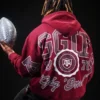 Boxy Texas A&M Üniversitesi Aggies Grafik Kapüşonlu Sweatshirt Boxy Texas A&M Üniversitesi Aggies Grafik Kapüşonlu Sweatshirt