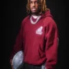 Boxy Texas A&M Üniversitesi Aggies Grafik Kapüşonlu Sweatshirt Boxy Texas A&M Üniversitesi Aggies Grafik Kapüşonlu Sweatshirt