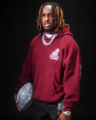 Boxy Texas A&M Üniversitesi Aggies Grafik Kapüşonlu Sweatshirt