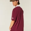 Boxy Texas A&M Üniversitesi Grafikli Polo Boxy Texas A&M Üniversitesi Grafikli Polo