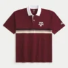 Boxy Texas A&M Üniversitesi Grafikli Polo Boxy Texas A&M Üniversitesi Grafikli Polo