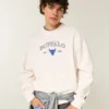 Boxy University at Buffalo Bulls Grafikli Sweatshirt Boxy University at Buffalo Bulls Grafikli Sweatshirt