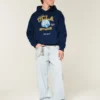 Boxy University of California, Los Angeles Bruins Grafik Kapüşonlu Sweatshirt Boxy University of California, Los Angeles Bruins Grafik Kapüşonlu Sweatshirt